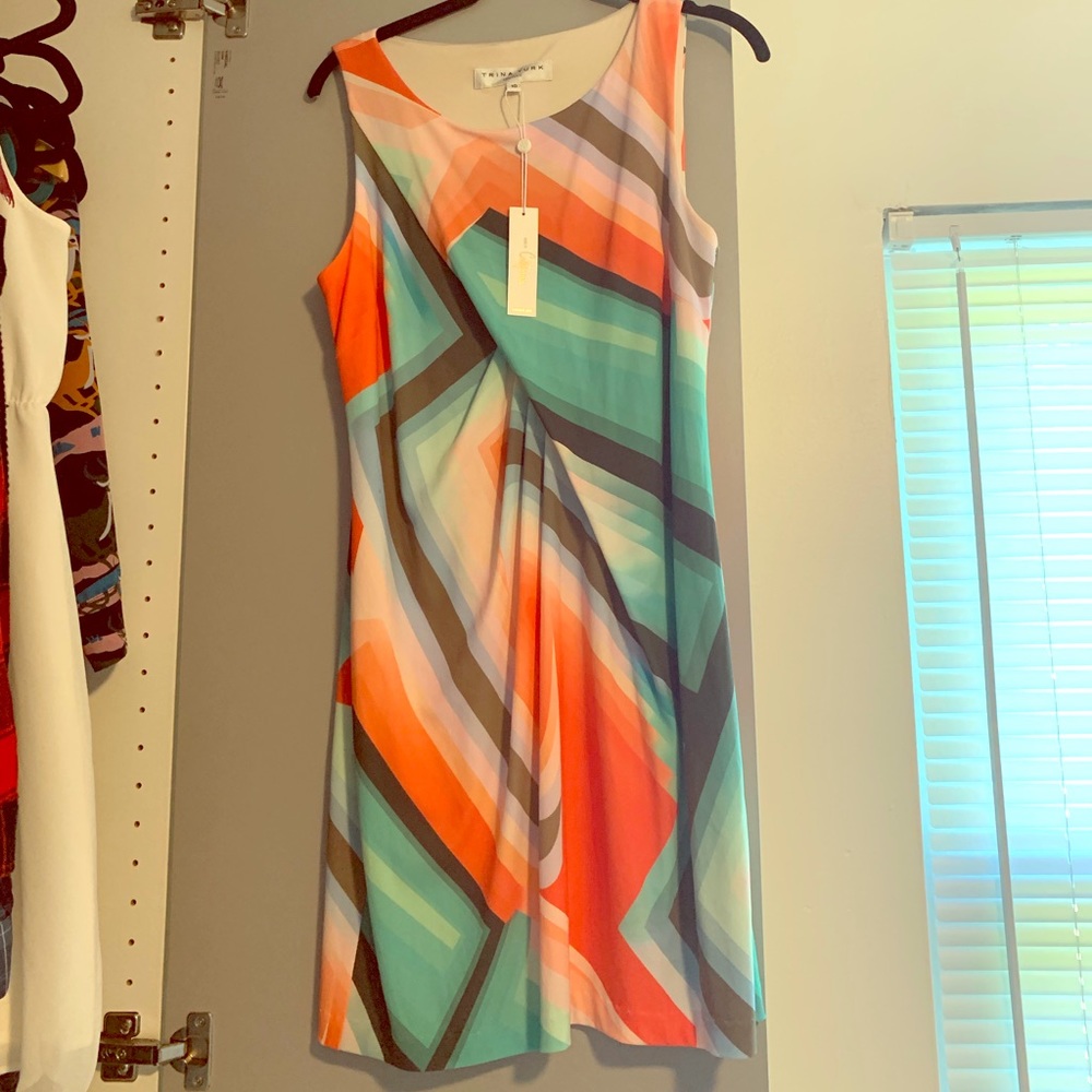 Trina Turk Striped Dress